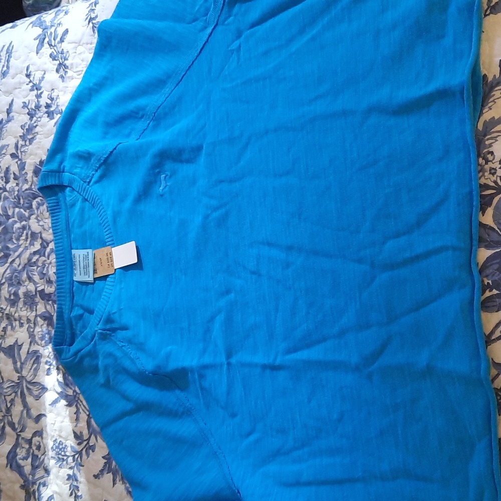 Victoria's Secret PINK Crop Top Blue XS NWT